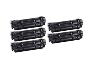 Rabatpakke - Canon 071H sort 5 stk toner kompatibel 5646C002-5 12.500 sider