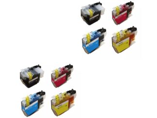 Rabatpakke - Brother LC421 2 x 4 farver BK-C-M-Y. Kompatibel LC421 1.600 sider