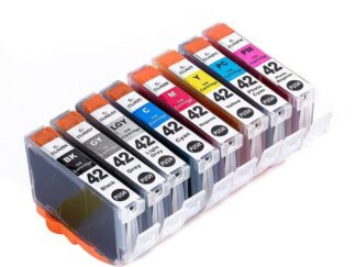 Rabatpakke - Canon CLI42 2 x BK-C-M-Y-PC-PM-GY-LGY blækpatroner Kompatibel CLI-42