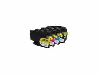 Rabatpakke - Brother LC3233 4 farver BK-C-M-Y Kompatibel LC3233 7.500 sider