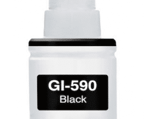 Canon GI-590BK sort blækrefill Kompatibel 1603C001 - 135ml