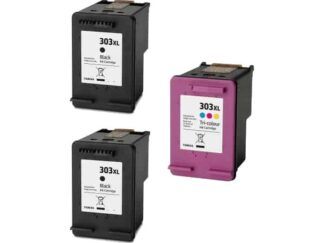 Rabatpakke - HP 303XL 2 x Sort 1 x Farve 3-pak Kompatibel T6N04AE 34ml