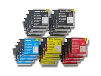 Rabatpakke - Brother LC1100 8 x BK 4 x C-M-Y. Kompatibel LC1100 1-LC1100-1