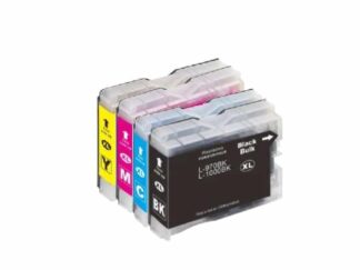 Rabatpakke - Brother LC970 4 farver BK-C-M-Y Kompatibel LC970 82ml