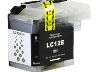 Brother LC12EBK sort blækpatron Kompatibel LC12EBK - 58ml