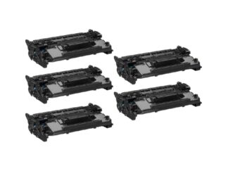 Rabatpakke - Canon 070H sort 5 stk toner kompatibel 5640C002-5 50.000 sider