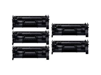 Rabatpakke - Canon 070 sort 5 stk toner kompatibel 5639C002-5 15.000 sider