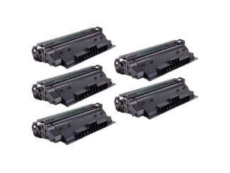 Rabatpakke - HP 14X sort 5 stk toner kompatibel CF214X 87.500 sider