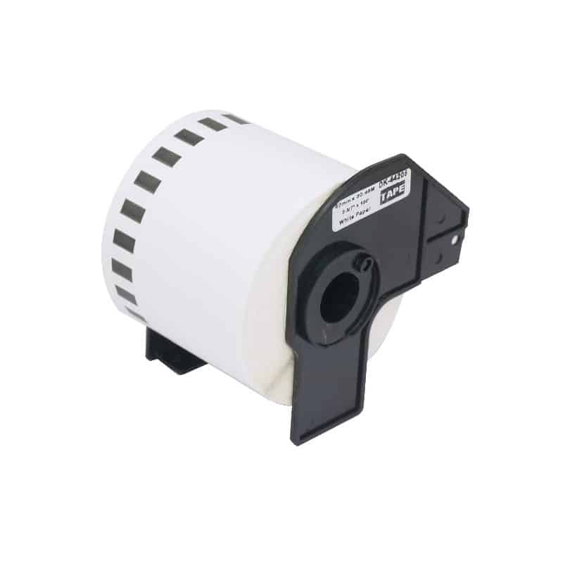 Rabatpakke - 32 stk Brother DK44205 selvklæbende etiketter aftagelige Kompatibel 6.2cm x 30.5m