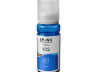 Epson 102 cyan blækrefill Kompatibel C13T03R240 - 70ml