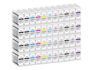Rabatpakke - Epson T47A 8 x PBK 4 x C-M-Y-LC-LM-G-MBK-LG-V 44 stk. blækpatron Kompatibel C13T47A100-C13T47AD00