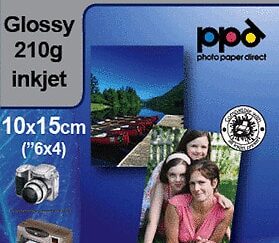 Fotopapir glossy A6 210 g 100x150mm 50 stk.