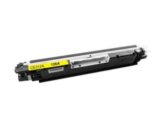 HP 126A gul toner Kompatibel CE312A - 1.000 sider