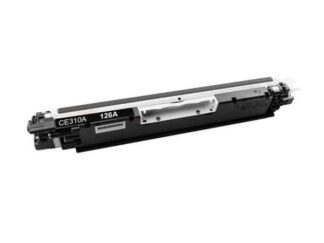 HP 126A sort toner Kompatibel CE310A - 1.200 sider