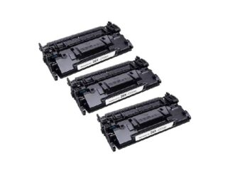 Rabatpakke - HP 26X sort toner 3 stk Kompatibel CF226X 27.000 sider