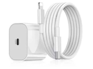 iPhone Oplader 20W – Fast Charger med USB-C til Lightning Kabel