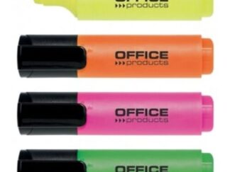 Highlighter Overstregningstusch Sæt – 4 stk i Grøn, Pink, Orange og Gul