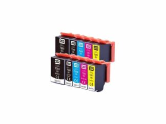 Rabatpakke - Epson 202XL 2 x 5 farver blækpatroner Kompatibel 202XL 136ml