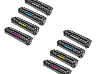 Rabatpakke - HP 125A 2 x BK-C-M-Y Kompatibel 125A 12.800 sider