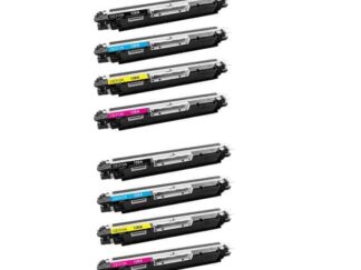 Rabatpakke - HP 126A 2 x BK-C-M-Y. Kompatibel 126A 8.400 sider