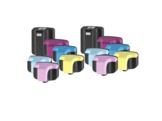 Rabatpakke - HP 363 2 x 6 farver BK-C-M-Y-LC-lm Kompatibel 363 200ml