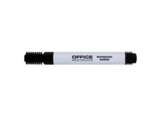Whiteboard marker - Sort, Rund Spids 1-3 mm, 12 stk.