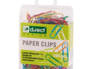 Papirclips 28 mm - Farvede Clips, 1 Pakke á 100 Stk.