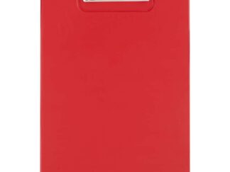 Clipboard A4 med forside og rød klemme