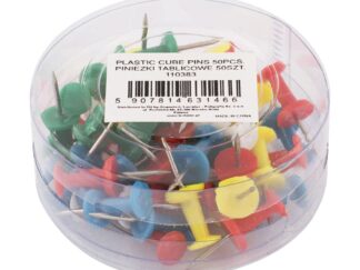 Tegnestifter - Push Pins i Assorterede Farver, 50 stk.