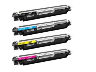 Rabatpakke - HP 126A 1 x BK-C-M-Y kompatibel 126A 4.200 sider