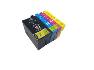 Rabatpakke - Epson 27XL 4 farver BK-C-M-Y blækpatroner Kompatibel 27XL - 110ml