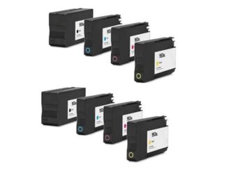 Rabatpakke - HP 953XL 2 x BK-C-M-Y. Kompatibel 953XL 256ml